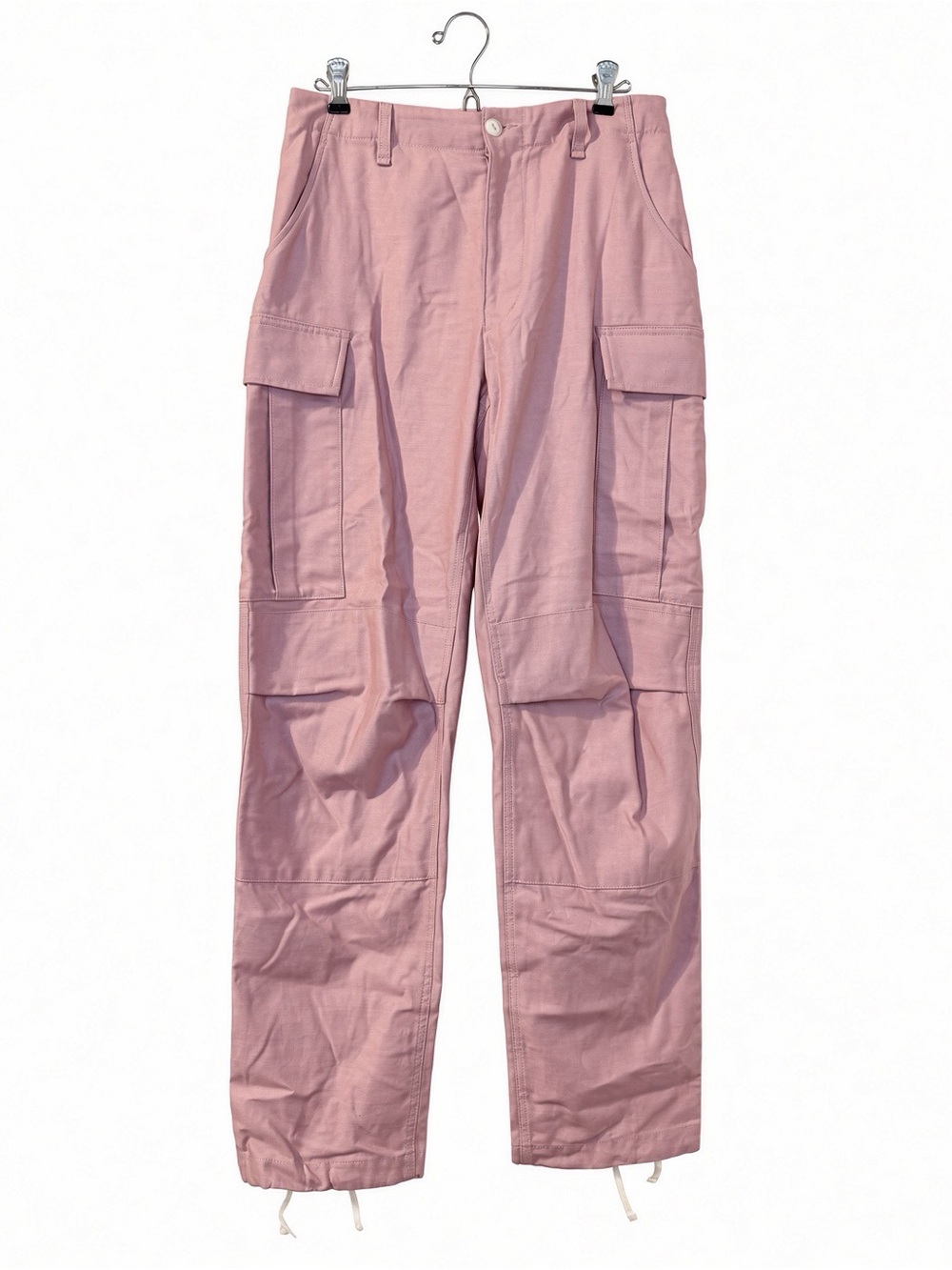 rag & bone Size 2 Pink Cotton Cargo Pants Drawstring Hem